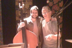 Com o pianista Hugo Fatorusso no projeto Afrolatinidades no CCBB, Brasília, 2010